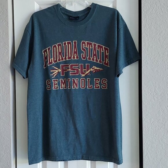 MV Sport FSU Seminoles Gray Short Sleeve T-Shirt Men's Size L - Picture 2 of 7